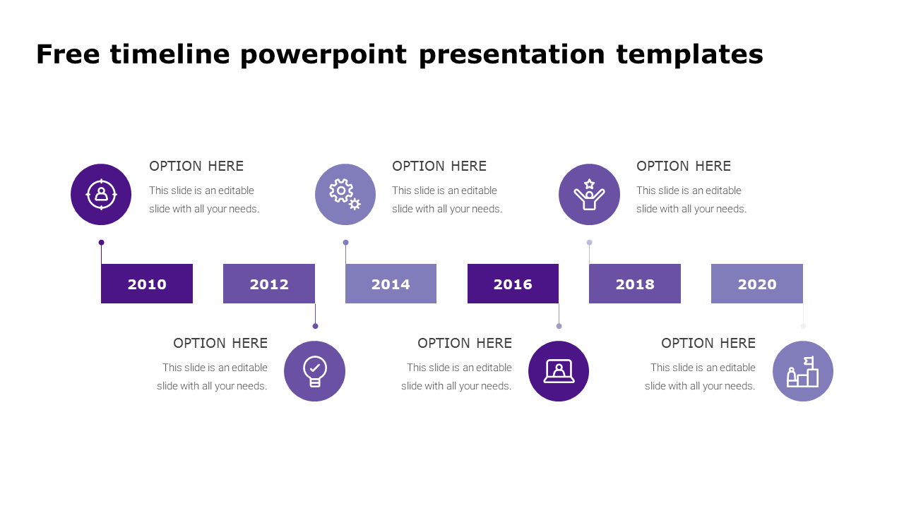 Free - Free Timeline PowerPoint Presentation Templates